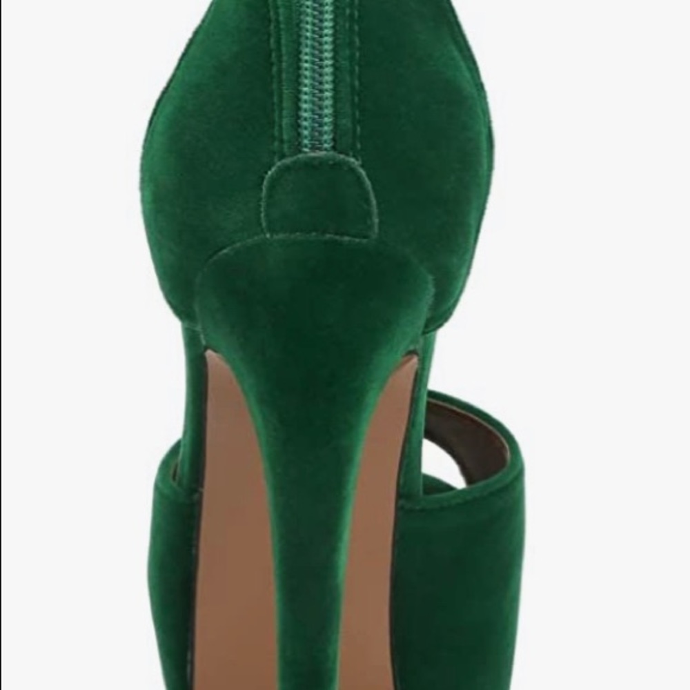 Green platforms heels - Picture 4 of 5